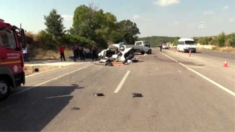 Trafik kazası: 1 ölü, 7 yaralı