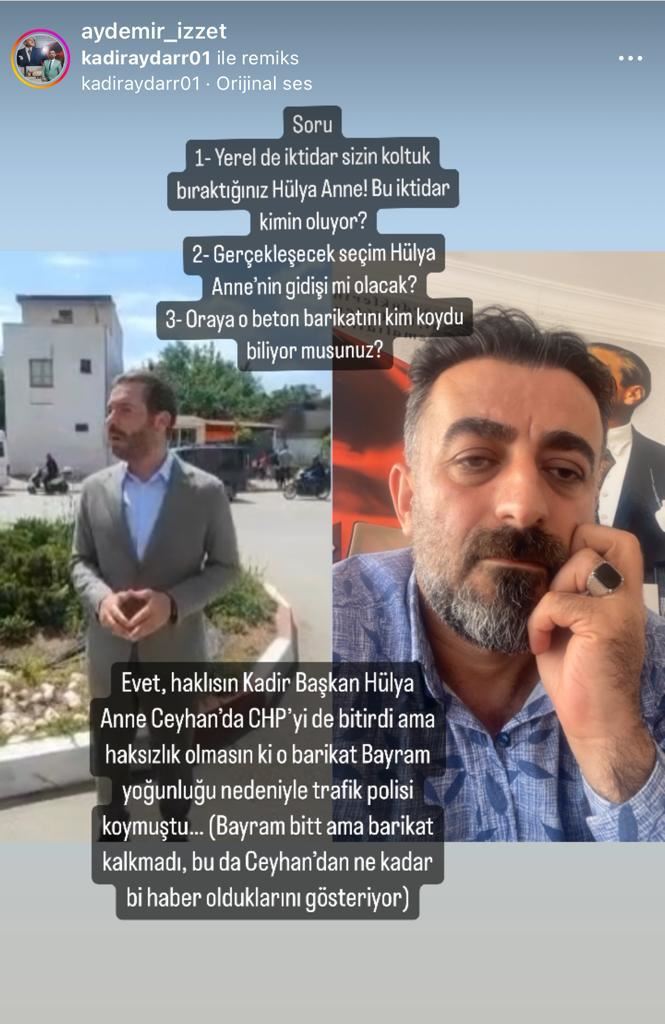 ESKİ BAŞKAN AYDAR’IN BİR GARİP PAYLAŞIMI 