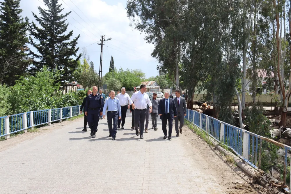 Kaymakam Kurtyemez, Mercin Mahalle Muhtarı Varlı’yı ziyaret etti