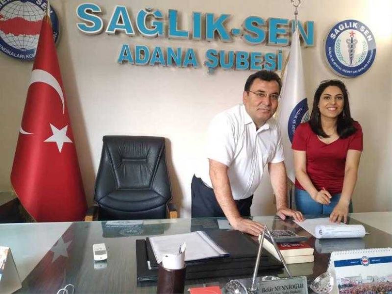 SOSYOLOG GURBET YILDIRIM SAĞLIK SEN AİLESİNE KATILDI 