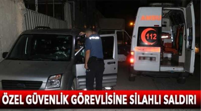 Özel güvenlik görevlisine silahlı saldırı