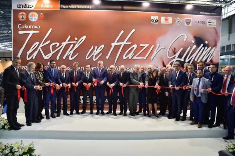 ÇUKUROVA TEKSTİL VE HAZIR GİYİM FUARI, KAPILARINI ZİYARETÇİLERE AÇTI.