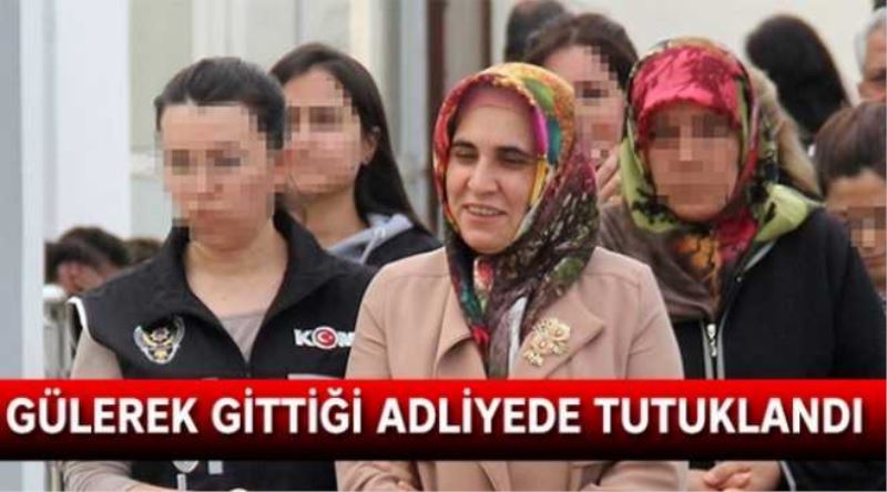 Gülerek gittiği adliyede tutuklandı