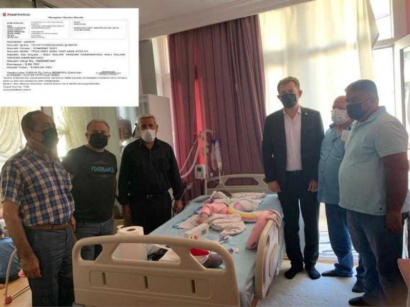 SMA HASTASI ASLI’YA MUHTARLAR DERNEĞİNDEN REKOR BAĞIŞ