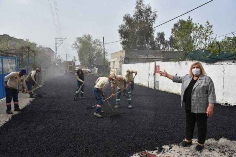 KÜÇÜKMANGIT 10 YIL SONRA ASFALTA KAVUŞTU